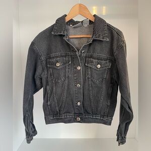 Bill Blass Charcoal Denim Jacket